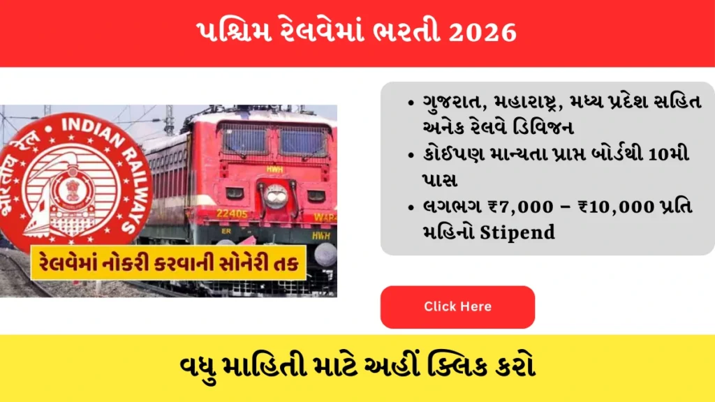 RRC Western Railway Recruitment