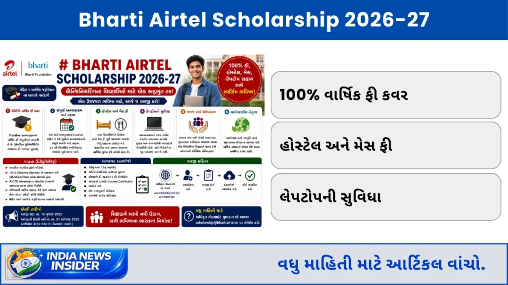 Bharti Airtel Scholarship 2026-27